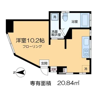 西新井ハウスイースト【1階】の間取り
