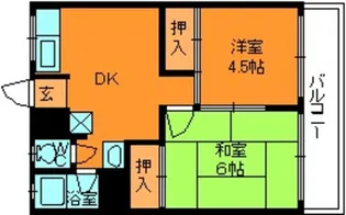 寿マンション【4階】の間取り