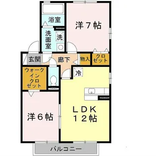 ディアコート91【2階】の間取り