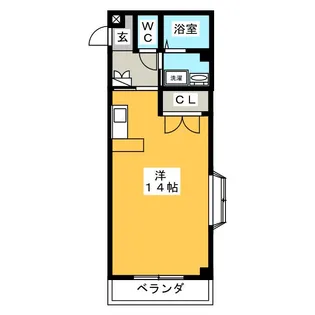 メゾン四季 B棟【3階】の間取り