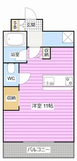 アビタ美吉II【1階】の間取り