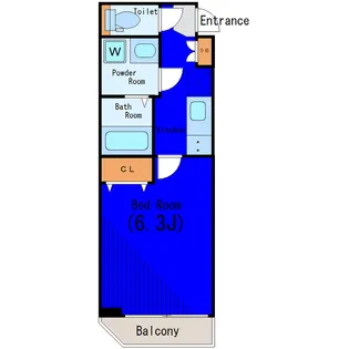 東京都品川区西品川2【マンション】の間取り