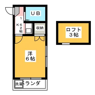 ココット【2階】の間取り