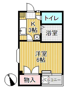 エスペラントB1、B2【3階】の間取り