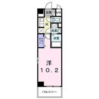 シティー柳町【2階】の間取り