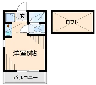 クレールメゾンII【1階】の間取り