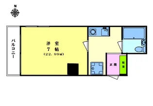 ダイアパレス鷺宮【3階】の間取り