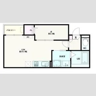 埼玉県坂戸市薬師町【アパート】の間取り