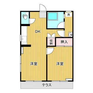 ホワイトマンション【1階】の間取り