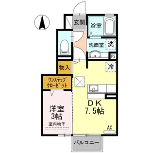 アーバン ブリーズ【1階】の間取り