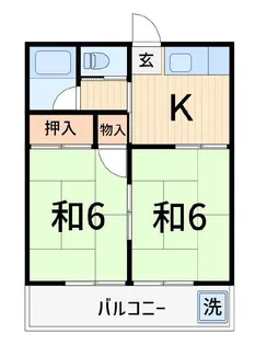 コーポタナベ【2階】の間取り