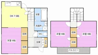 静岡県浜松市中央区住吉5【一戸建】の間取り