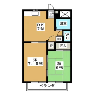 パルテール見取 B【3階】の間取り