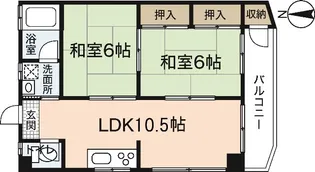 JSビル美鈴園弐番館【4階】の間取り