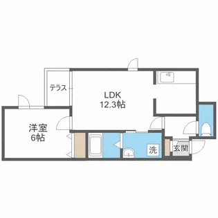 エール白石【2階】の間取り
