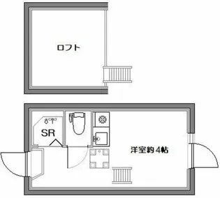 フェリスサンタン【2階】の間取り