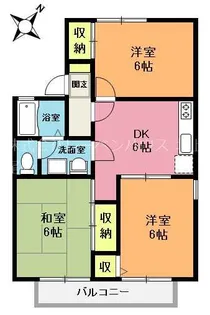 プレジオ大沢A【2階】の間取り