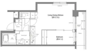 コンフォリア東池袋【2階】の間取り