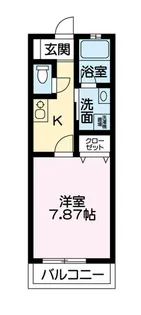 クレストヒル【1階】の間取り