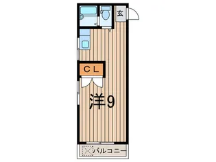 メゾンクレソンI【1階】の間取り