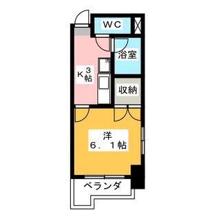 メゾン広路通【3階】の間取り