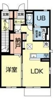 熊本県菊池市泗水町吉富【アパート】の間取り