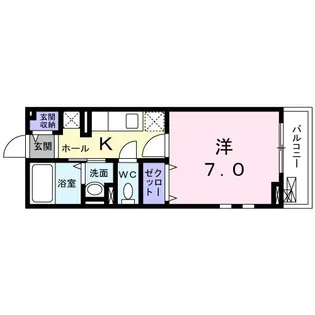 東京都葛飾区東金町6【アパート】の間取り