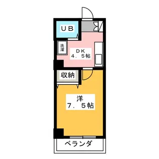 オルフェーブルナガタ【4階】の間取り