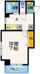 東京都港区白金3【マンション】の間取り