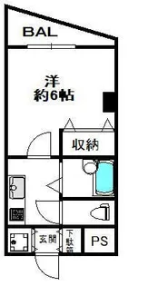 スカイコート後楽園壱番館【9階】の間取り