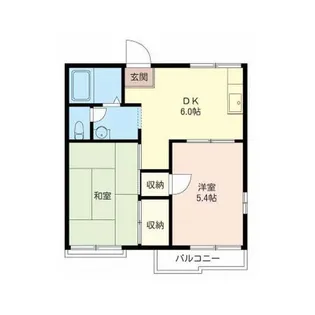 キザハシハイツ【2階】の間取り