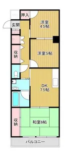 サンハイムコーワ【11階】の間取り