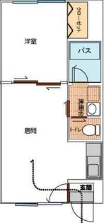 ピュアパレス北昭和【2階】の間取り