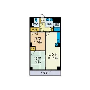 にいやビル【5階】の間取り