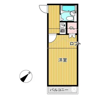 ノースバレー【2階】の間取り