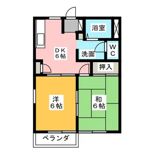CASA弥富A棟【2階】の間取り