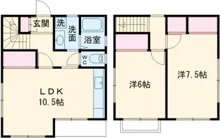 東京都板橋区赤塚5【一戸建】の間取り