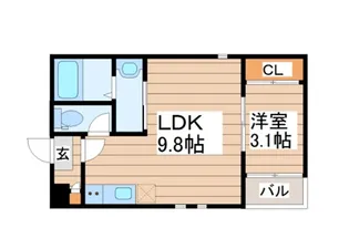 GRANDTIC il Sole(イルソーレ)【1階】の間取り