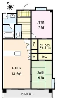 ステラコート参番館【4階】の間取り