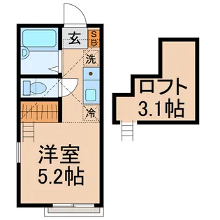 神奈川県横浜市保土ヶ谷区峰岡町2【アパート】の間取り