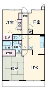 ボヌール湘南山手【3階】の間取り