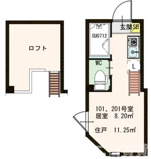 セラ上池袋【1階】の間取り