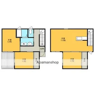 宮城県仙台市太白区柳生1【一戸建】の間取り
