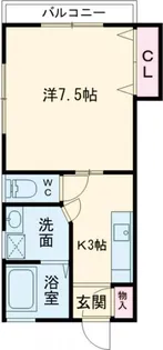 中里ハイツ【2階】の間取り