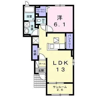 TM・ビレッジIII【1階】の間取り