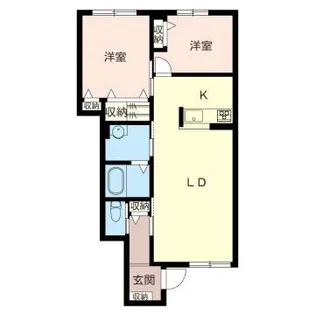 オーブ I【1階】の間取り