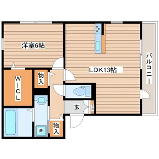 ミレ・パルク長町【3階】の間取り