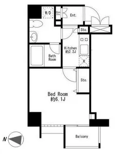 FLEG三田grato【5階】の間取り