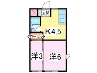 ラセゾン1番館【1階】の間取り