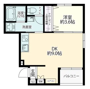ロハス池之端【1階】の間取り